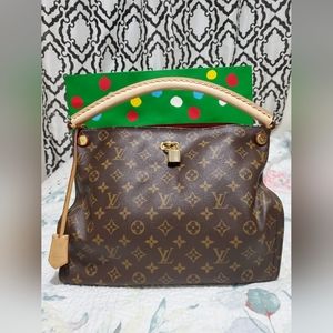 SOLD SOLD SOLD  LV Gaia mono cerise leather authentic